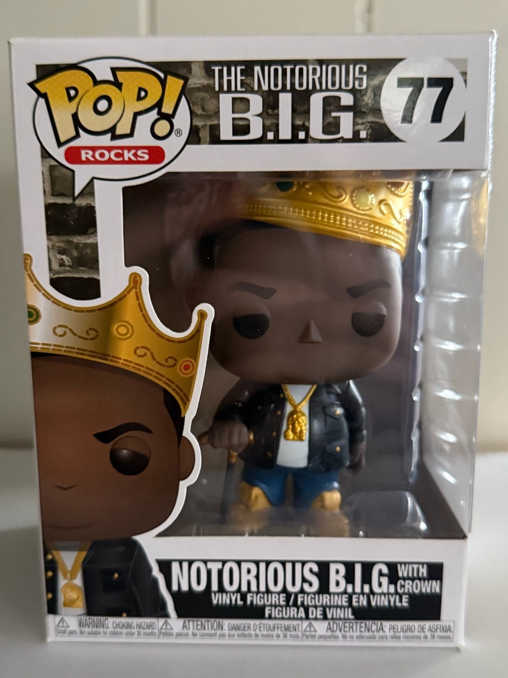 Funko POP! The Notorious B.I.G. (black, gold, white)
